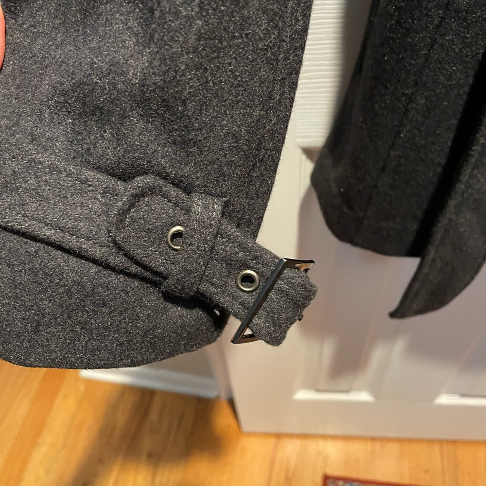 Miss Sixty Charcoal Wool Blend Coat - Picture 5 of 9